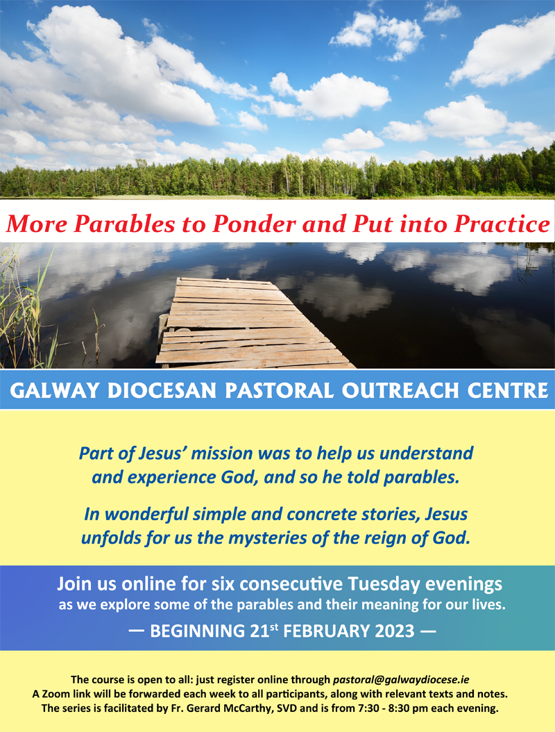More Parables to Ponder Poster