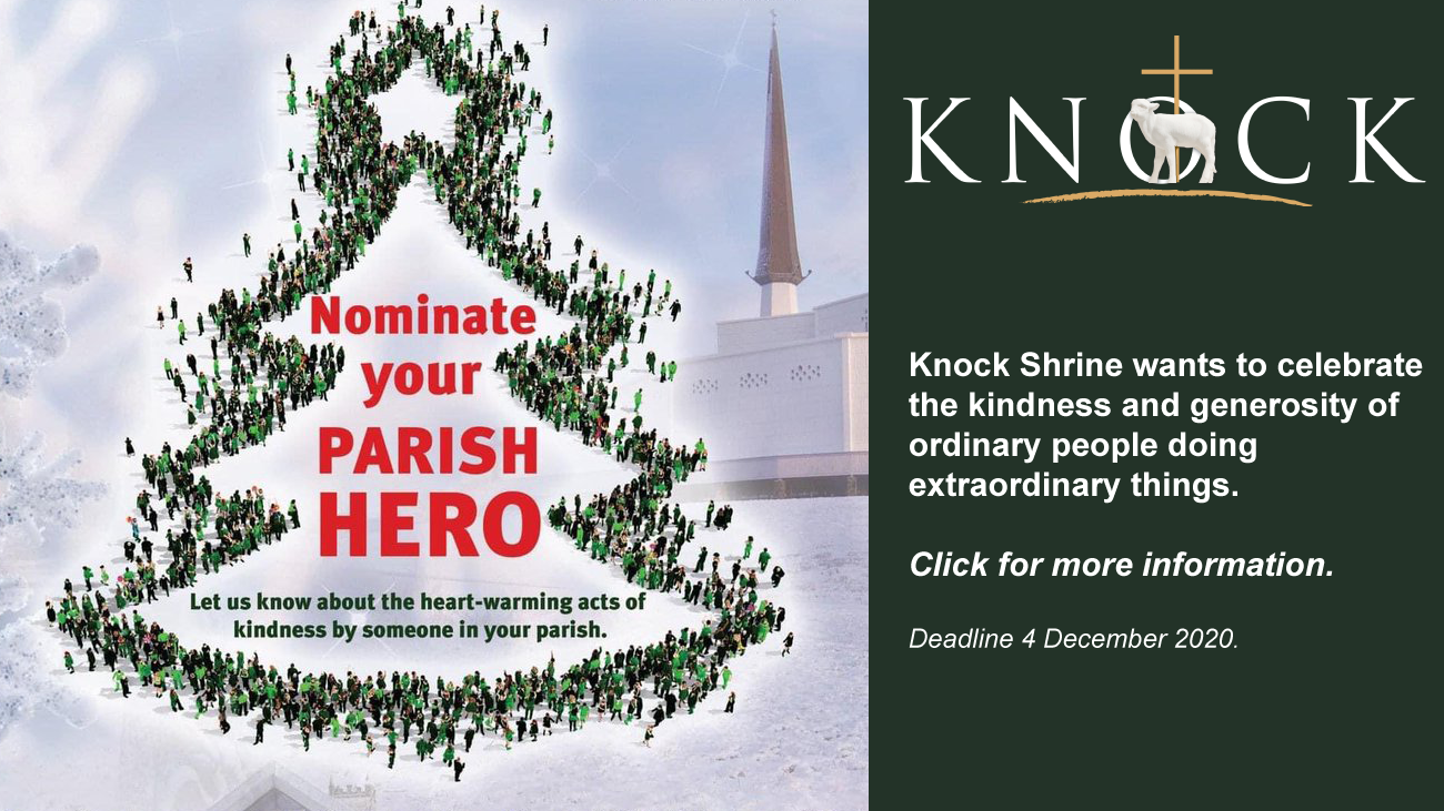 Image with text 'Nominate your parish hero'