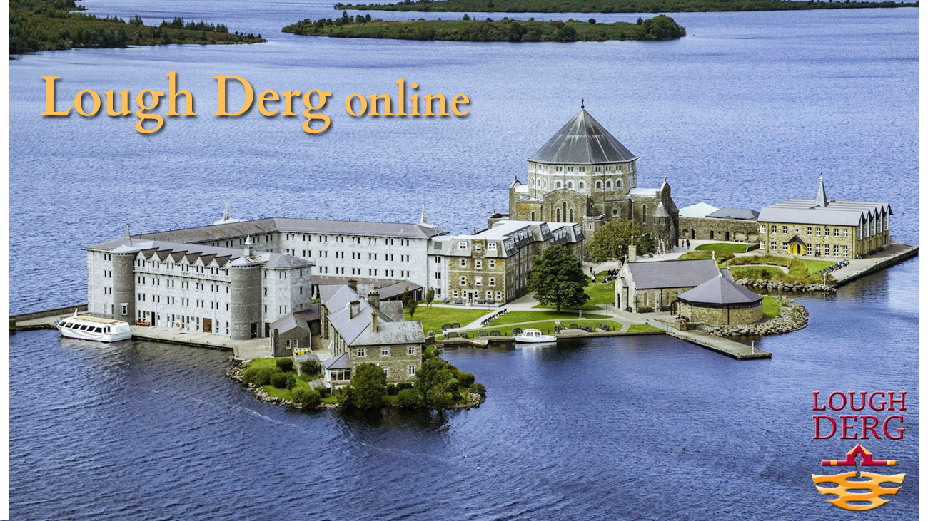 photo of pilgrimage island on Lough Derg