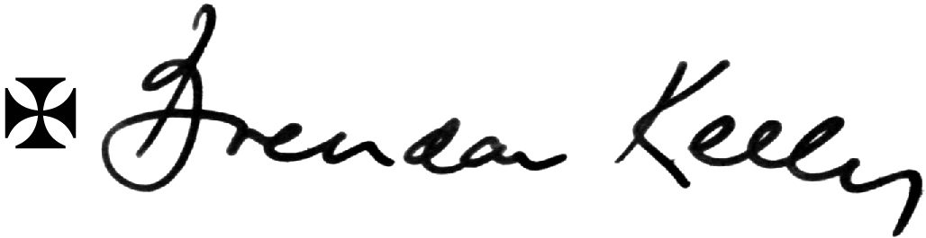 Bishop Brendan Kelly's signature