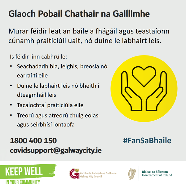 Galway City Community Call Irish information