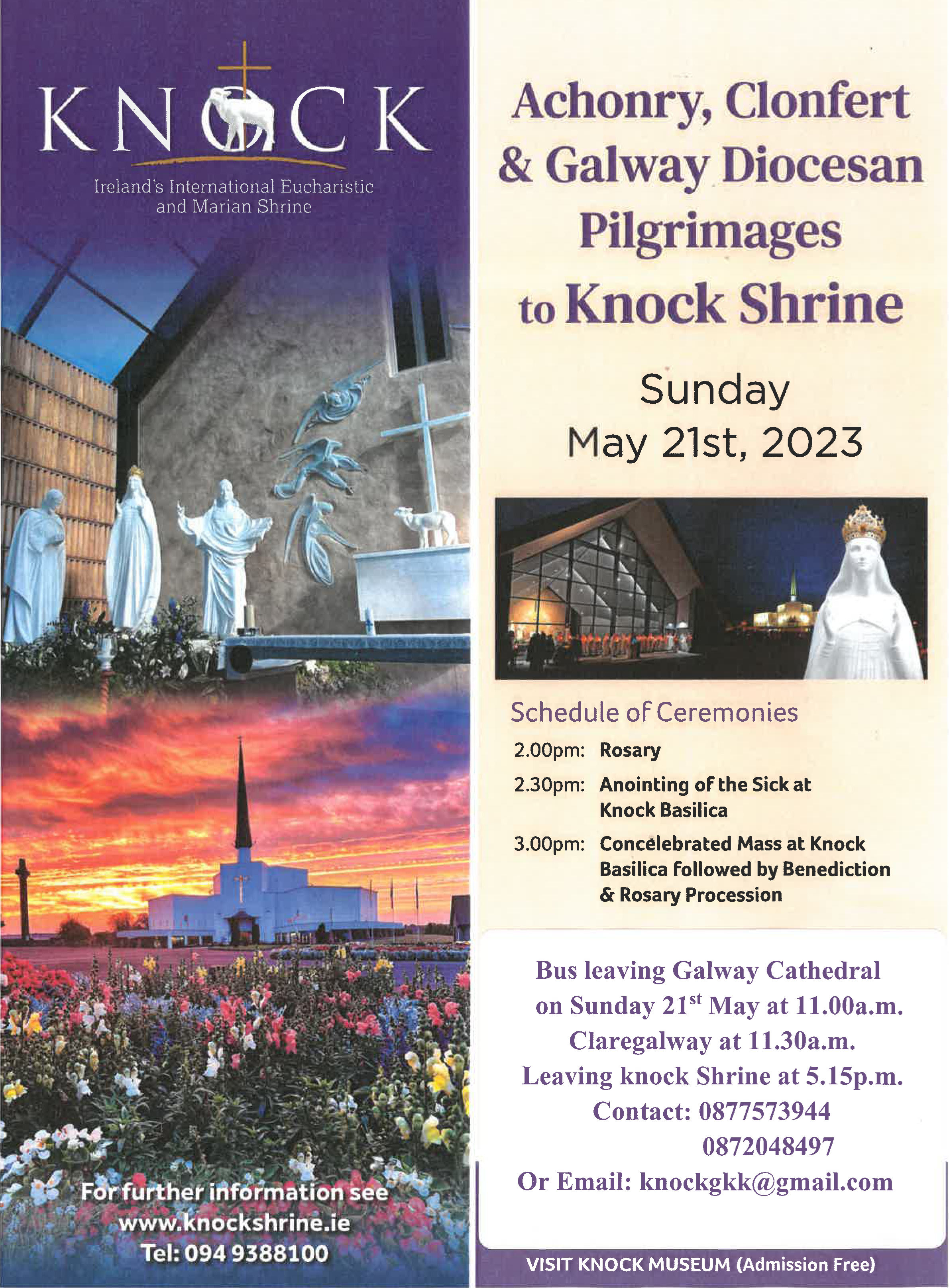 Knock diocesan pilgrimage 2023