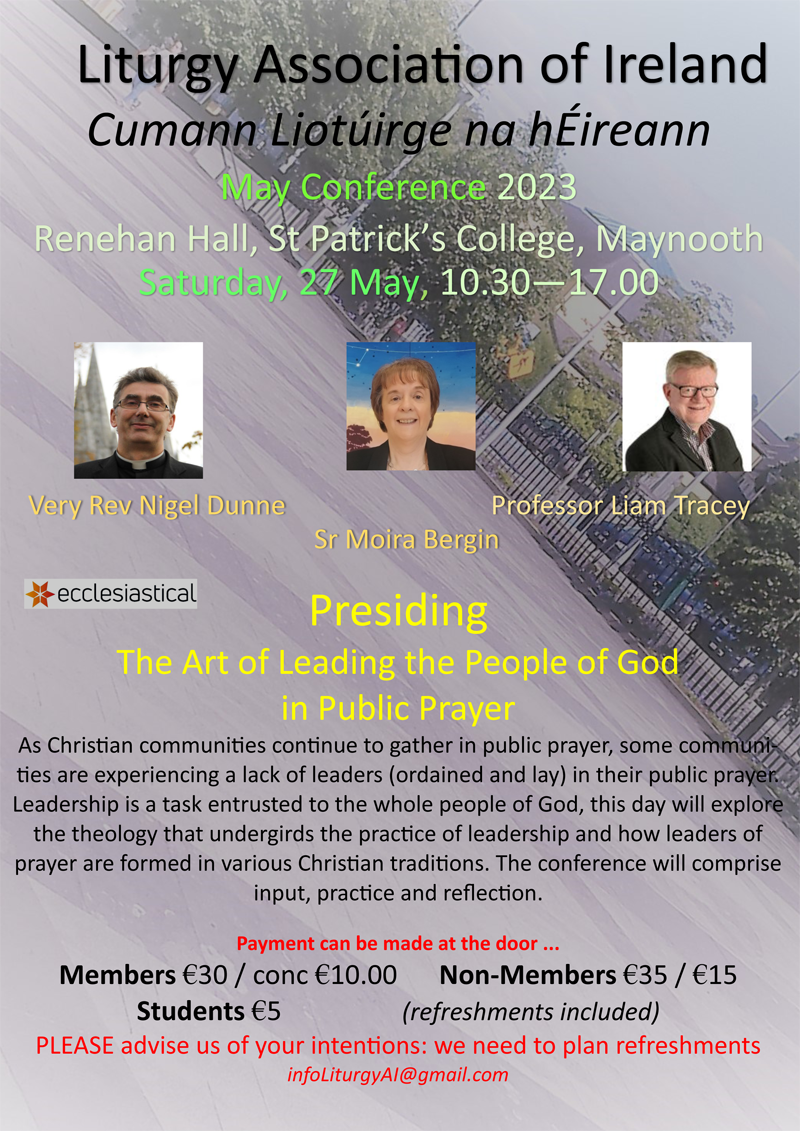 Liturgy Association of Ireland conference poster