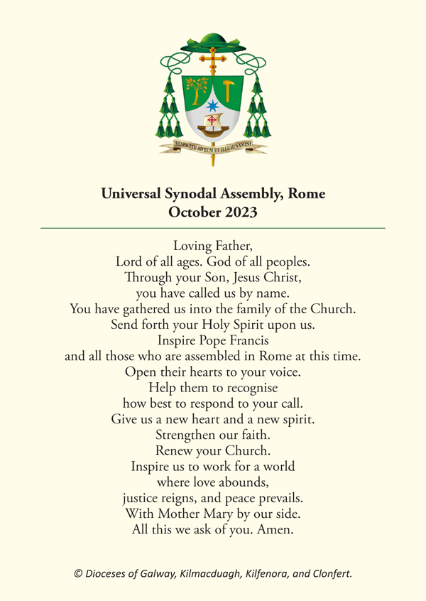 Synod Assembly Prayer in English