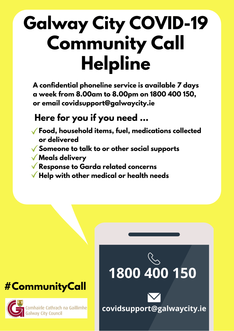 Community Call Helpline poster